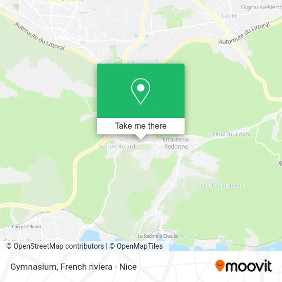 Gymnase map