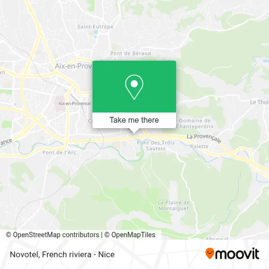 Novotel map