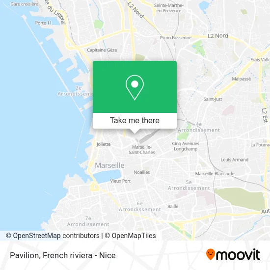 Pavillon map