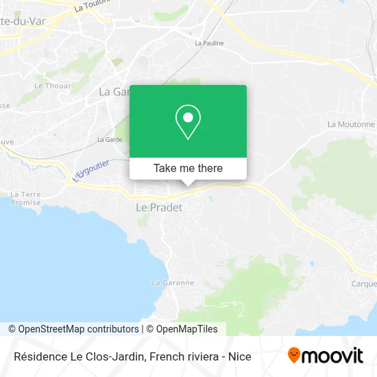 Résidence Le Clos-Jardin map