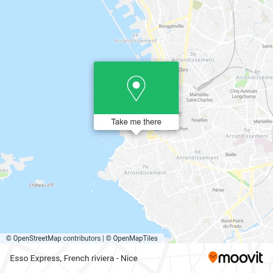 Esso Express map