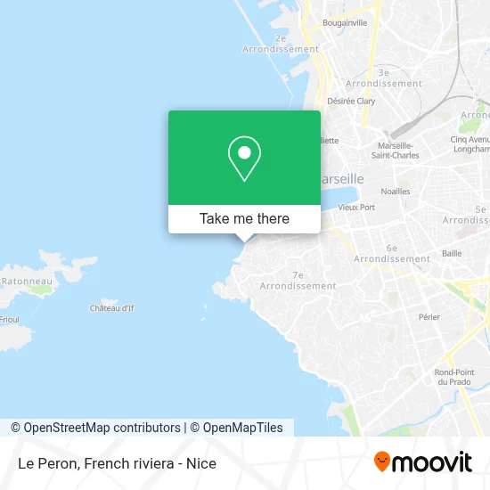 Le Peron map