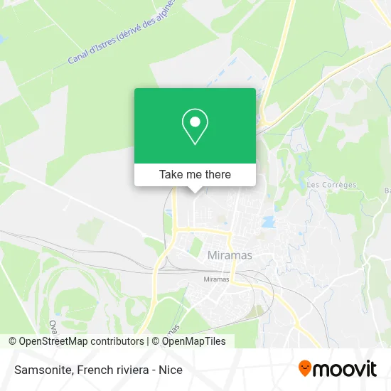 Samsonite map
