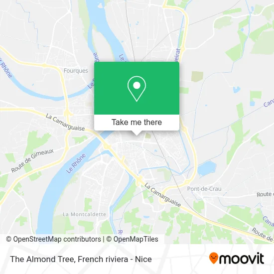 L'Amandier map