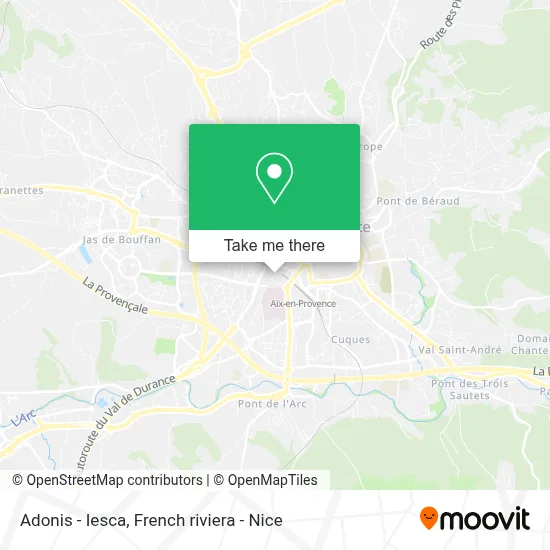 Adonis - Iesca map