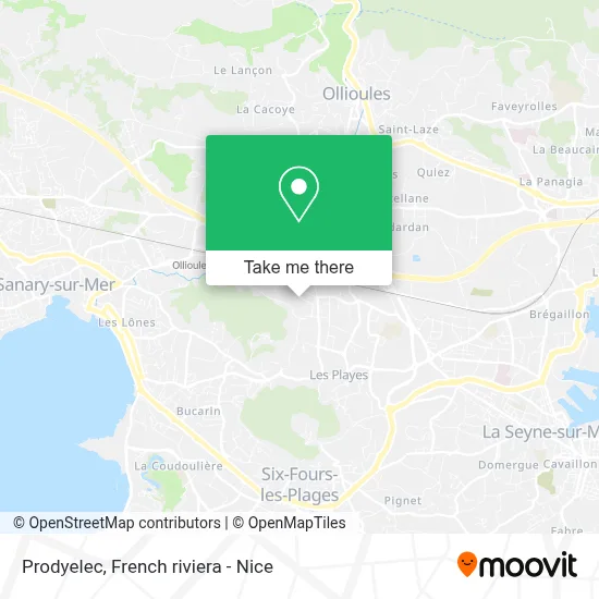 Prodyelec map