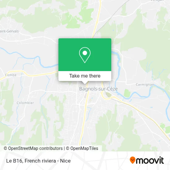 Le B16 map