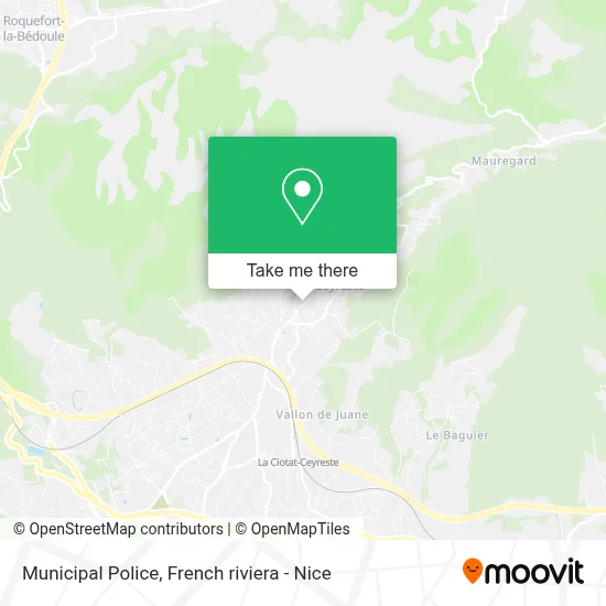 Police Municipale map