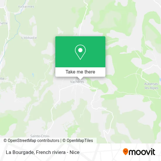 La Bourgade map
