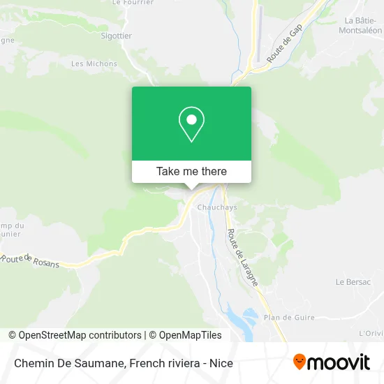 Chemin De Saumane map