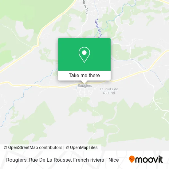 Rougiers_Rue De La Rousse map