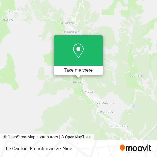 Le Canton map