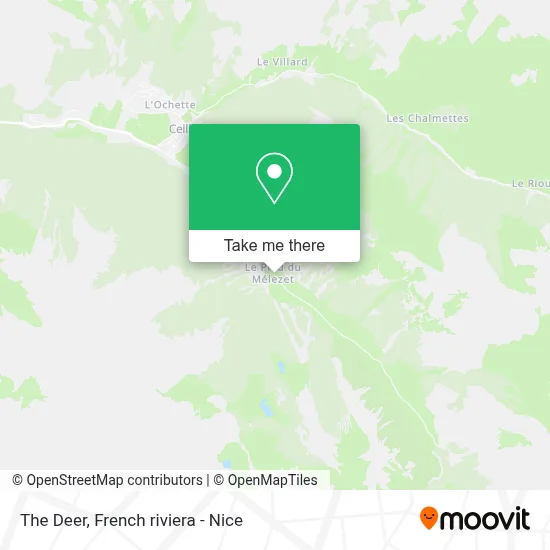 Le Chevreuil map