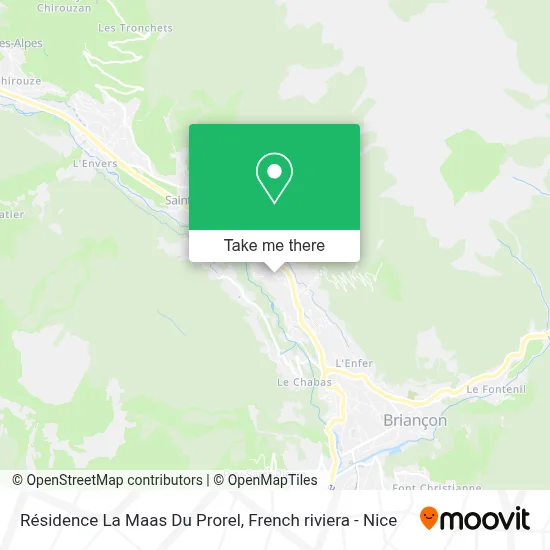 Résidence La Maas Du Prorel map