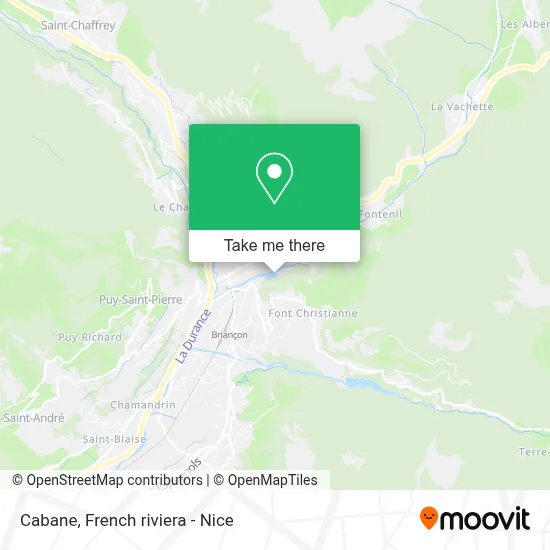 Cabane map