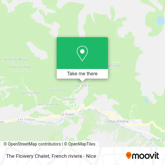 Le Chalet Fleuri map
