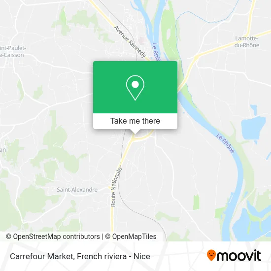 Carrefour Market map