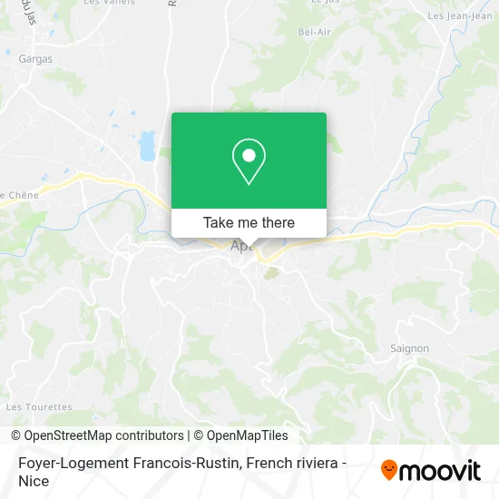 Foyer-Logement Francois-Rustin map