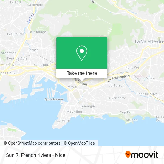 Sun 7 map