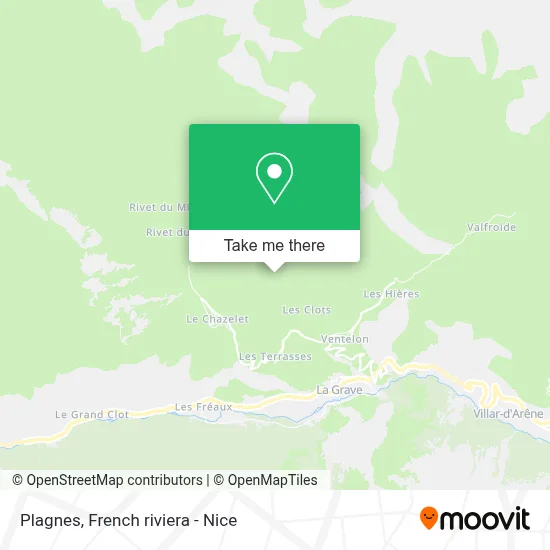 Plagnes map