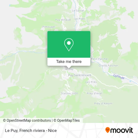 Le Puy map