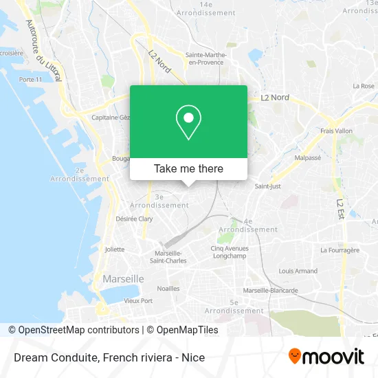 Dream Conduite map