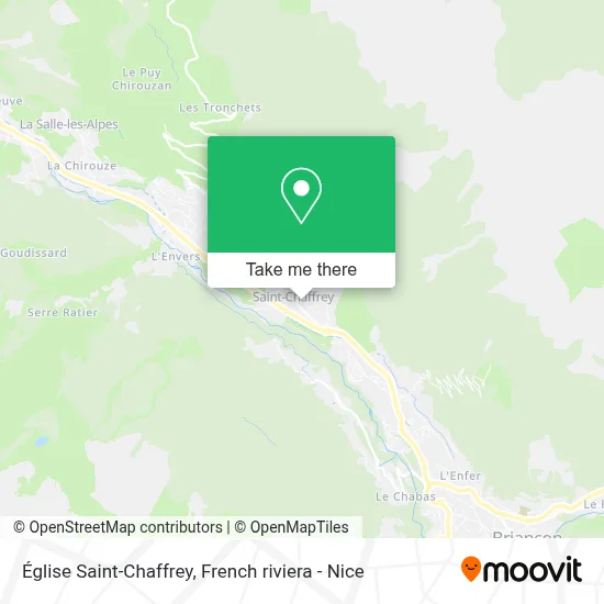 Église Saint-Chaffrey map