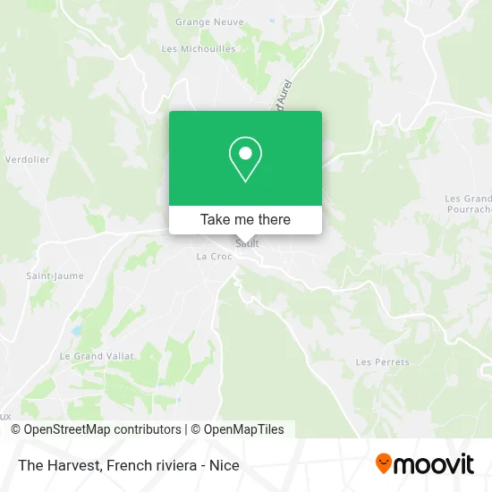 La Moisson map