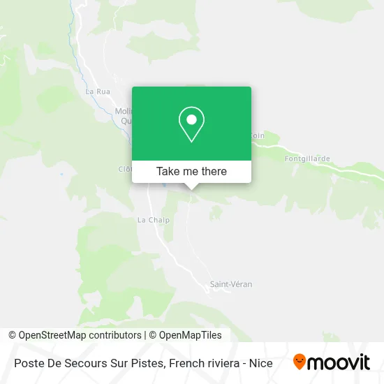 Poste De Secours Sur Pistes map