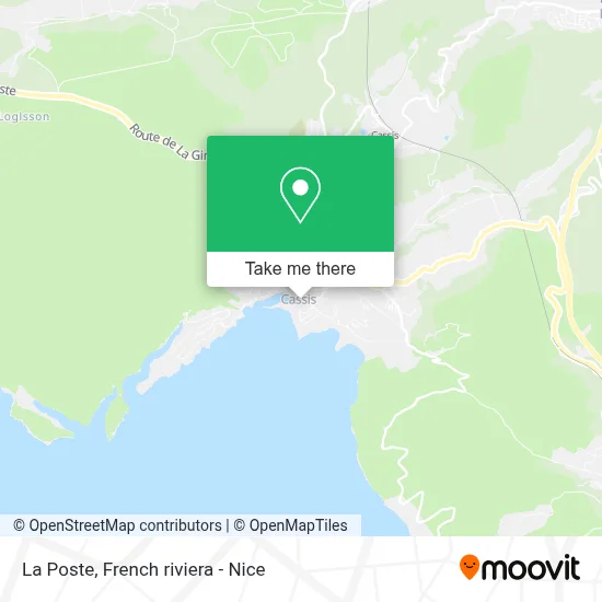 La Poste map