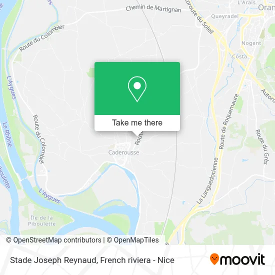 Stade Joseph Reynaud map