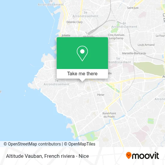Altitude Vauban map