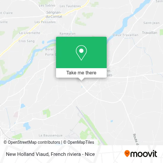New Holland Viaud map