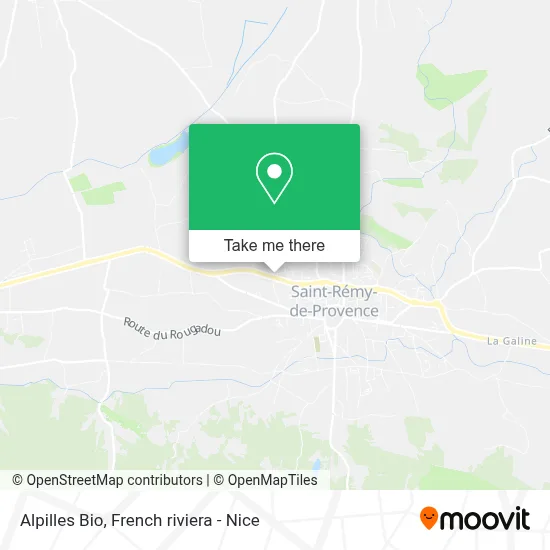 Alpilles Bio map