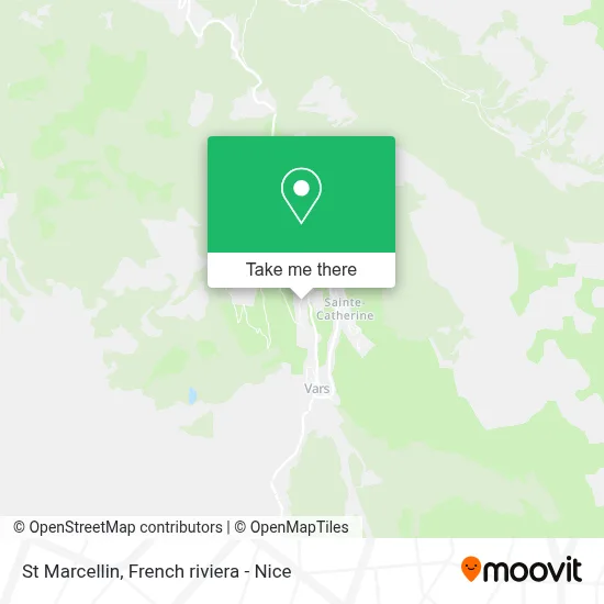 St Marcellin map