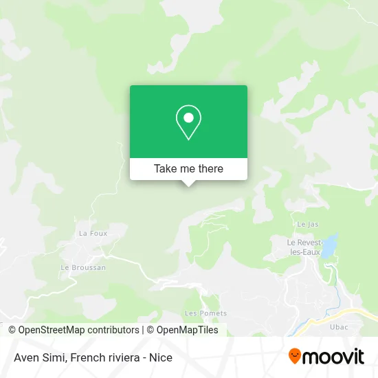 Aven Simi map
