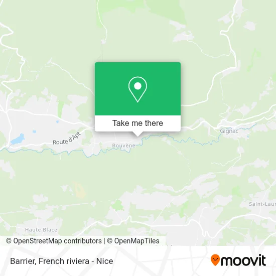 Barrier map