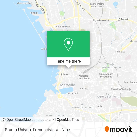 Studio Univup map