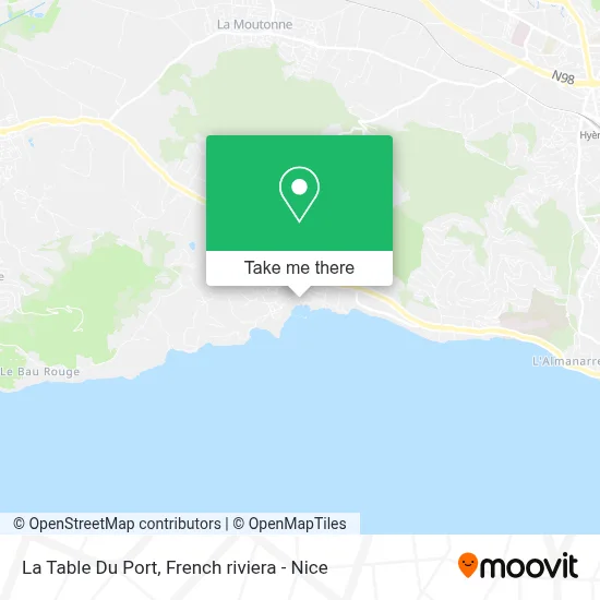 La Table Du Port map