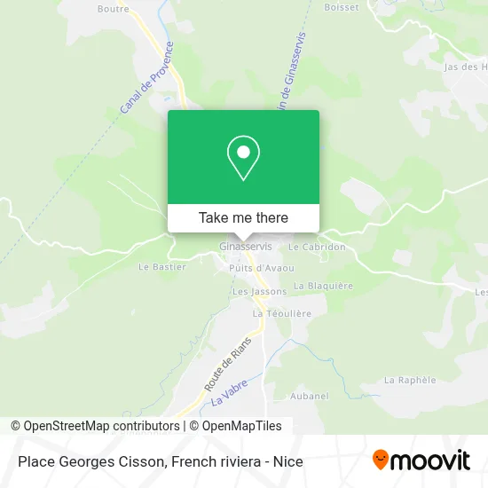 Place Georges Cisson map
