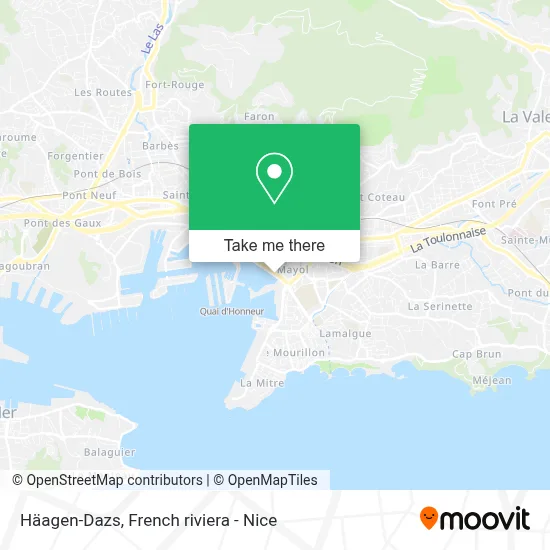 Häagen-Dazs map