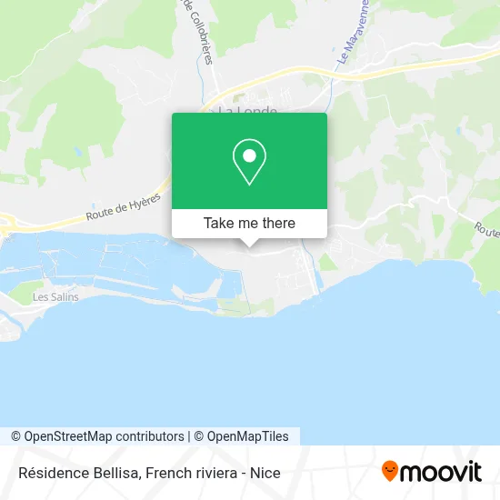 Résidence Bellisa map