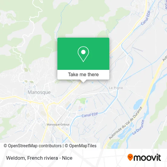 Weldom map