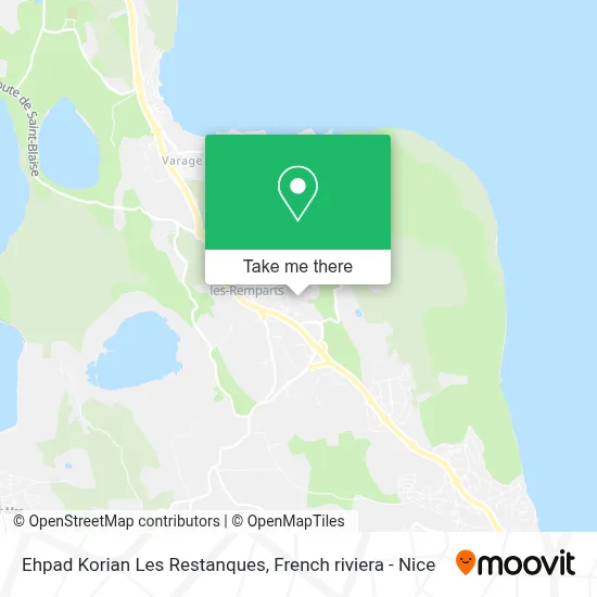 Ehpad Korian Les Restanques map