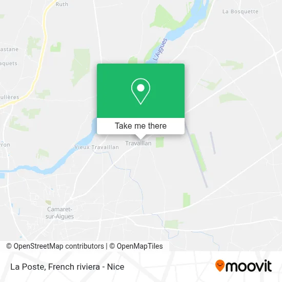 La Poste map