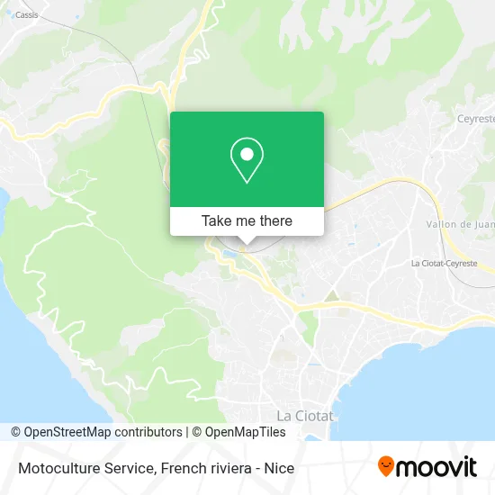 Motoculture Service map