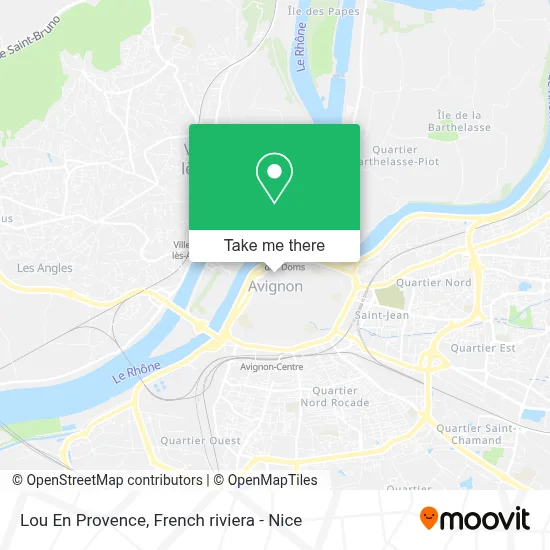Lou En Provence map
