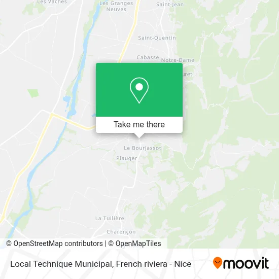 Local Technique Municipal map