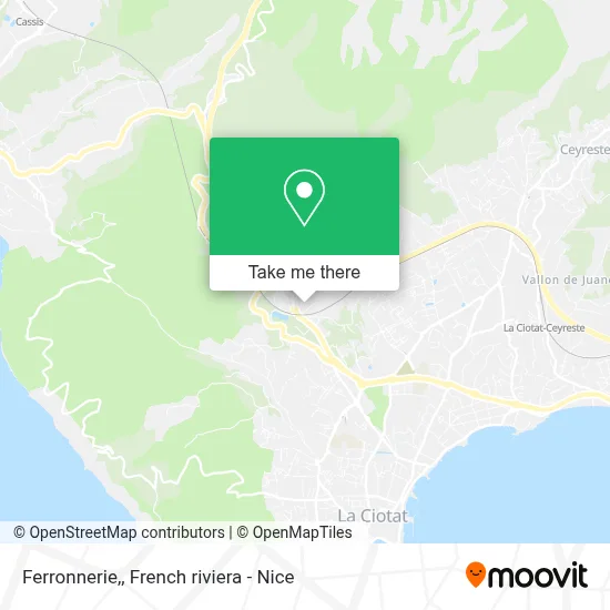 Ferronnerie, map