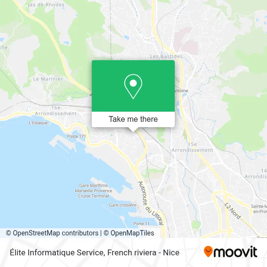 Élite Informatique Service map